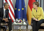 Obama, Merkel Stress Anti-Terror Cooperation Following Attacks
